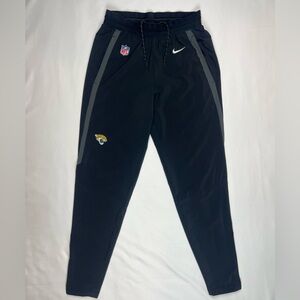 Nike Jacksonville Jaguars Mens On Field Pants Sz Small Tapered Black Dri Fit B5